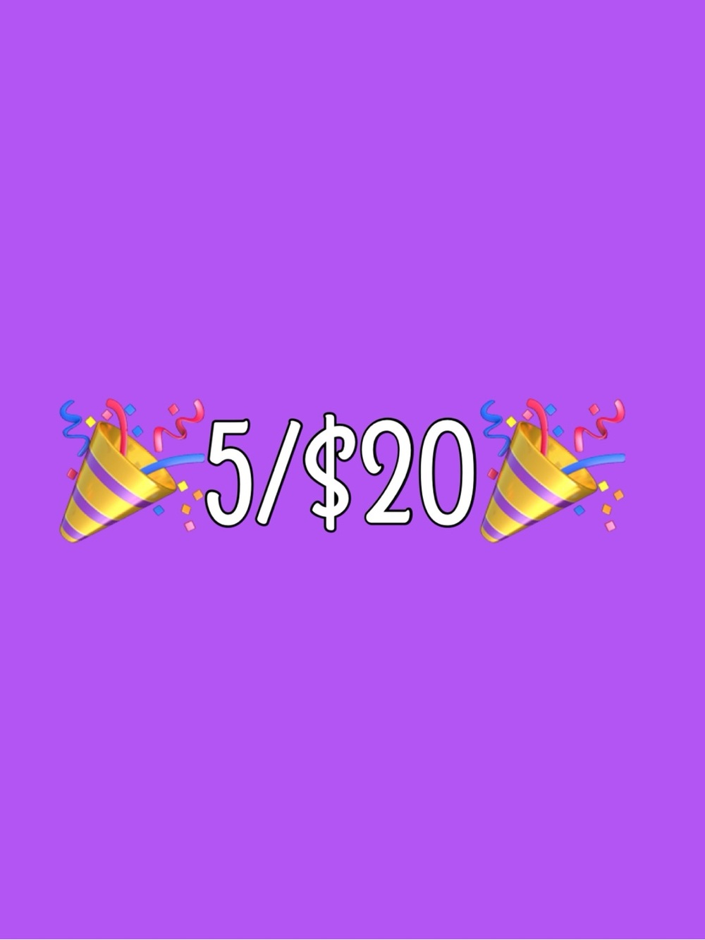 🎉5/$20🎉